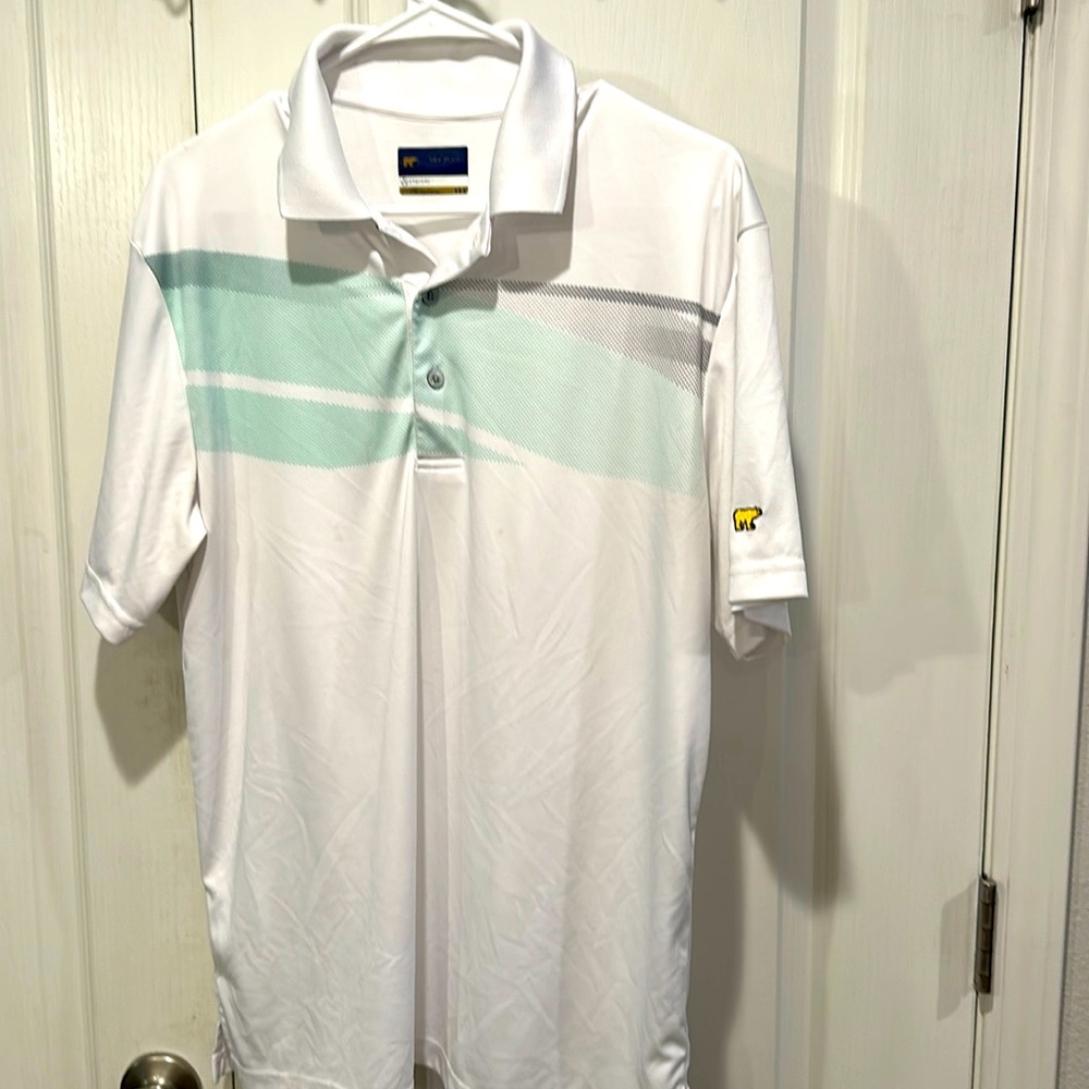 Jack Nicholaus Golden Bear Golf Shirt Size Medium Worn Very Few Times